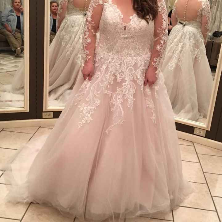Second guessing myself on the dress - 2