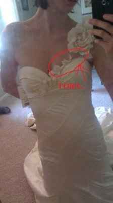 My dress is so close yet so far way!  pics!!!!!