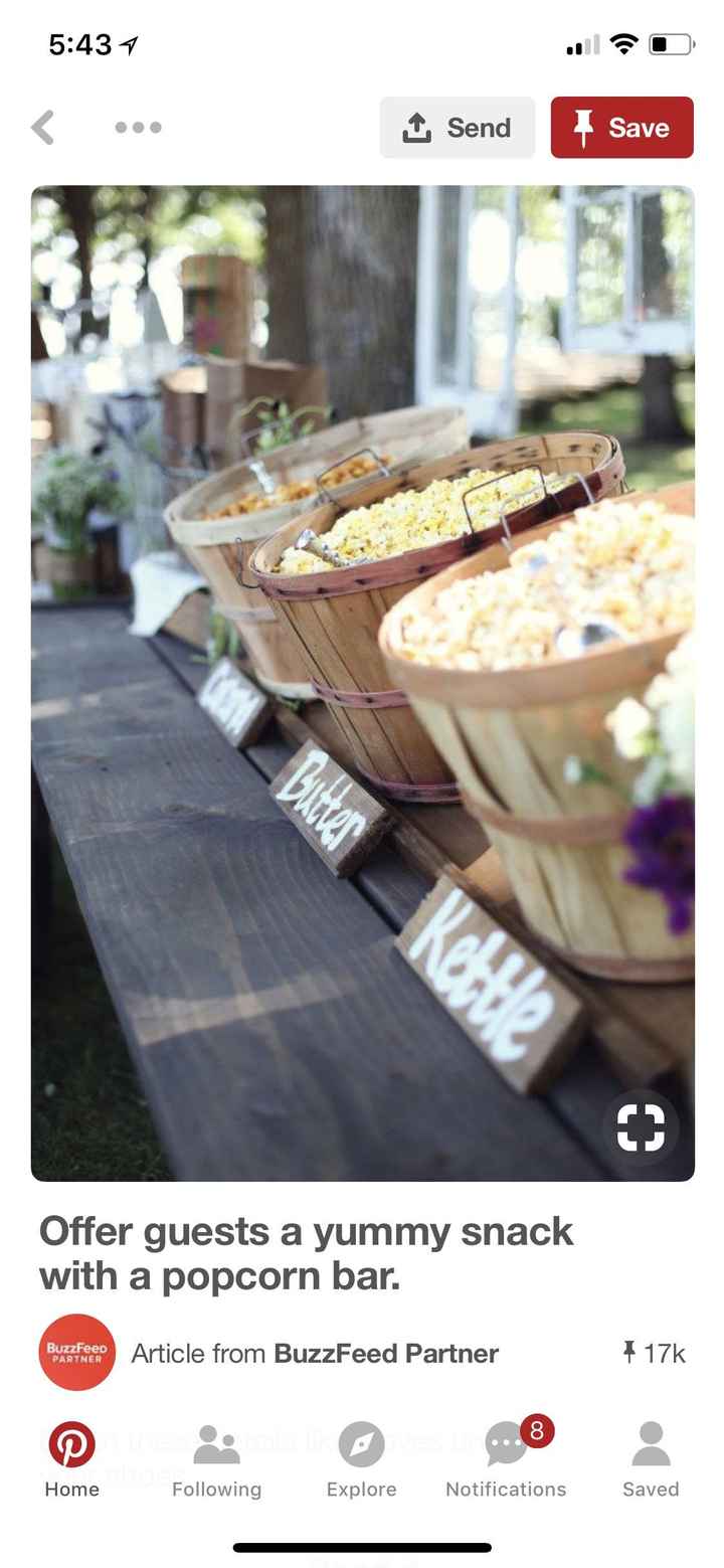 Popcorn bar containers - 1