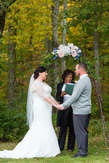 My offiant flipped us off during the ceremony!