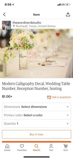 Table numbers - 2