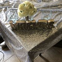 Mr. and Mrs. for our Sweetheart Table - 1