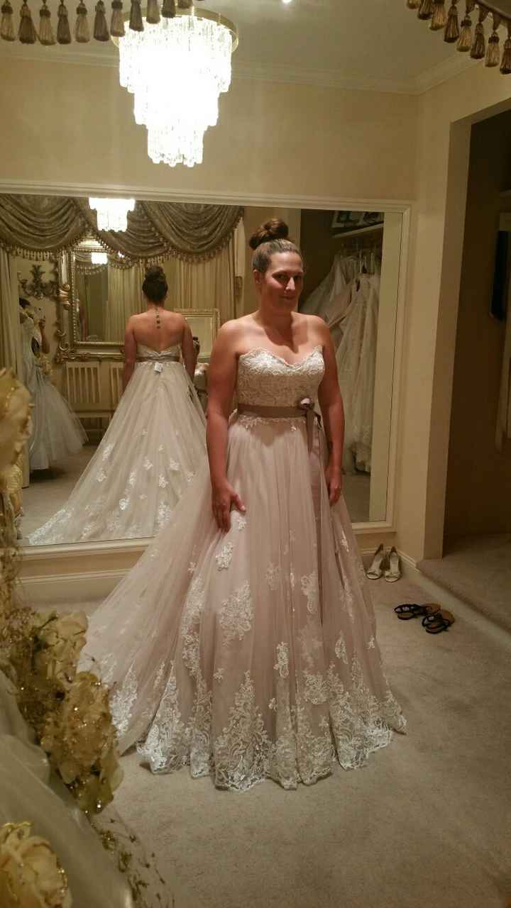 Any plus size brides think they rock their dress better than the model?