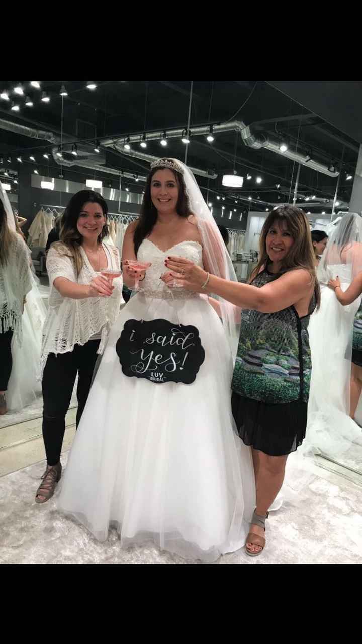 I said yes to the dress!!