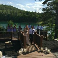 "Scenic" Backdrop at Ceremony Space
