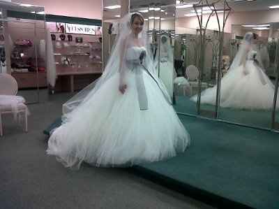 So you said yes to the dress.... now let's see it! :)