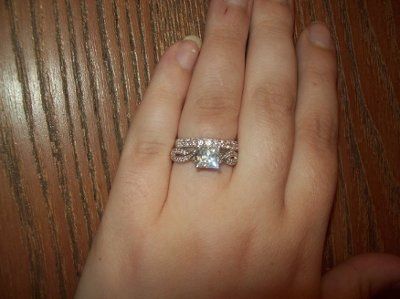 My wedding band came in!!! *pic* Show off your Ring!!!!