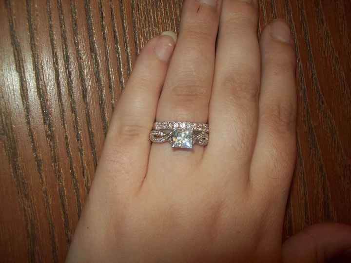 We haven't seen any BLING in a while!  Show off your rings!