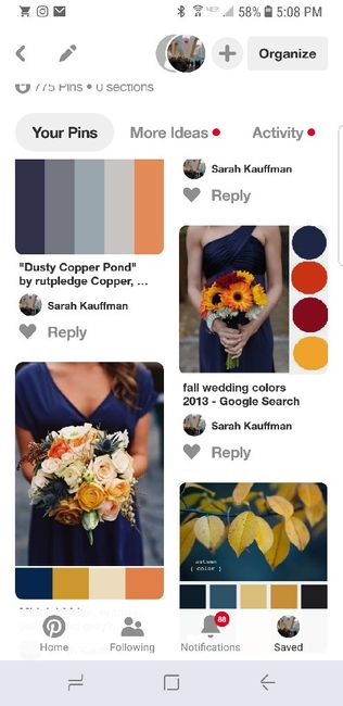 Colors for late September wedding?? 4
