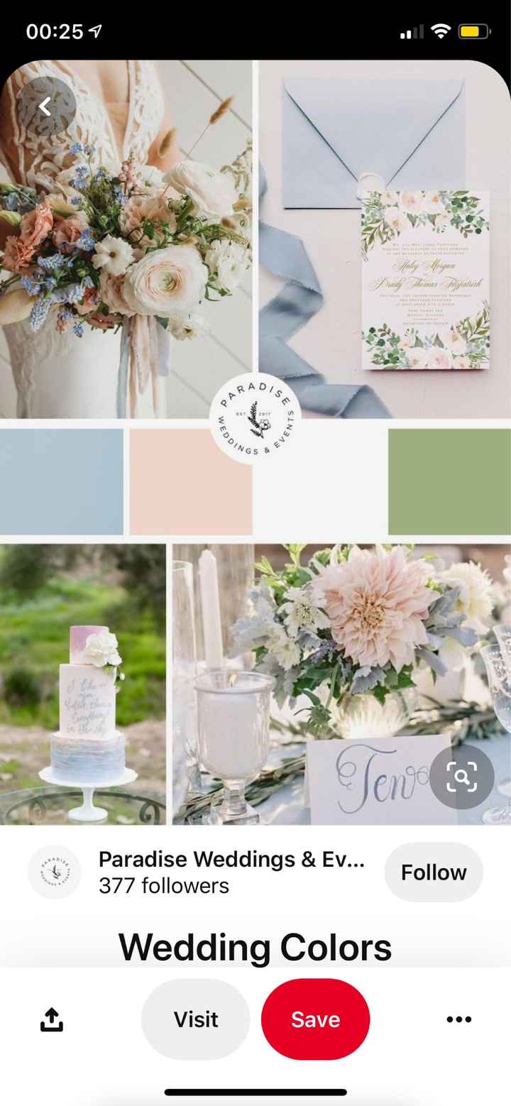 Bridesmaid dress color - 1