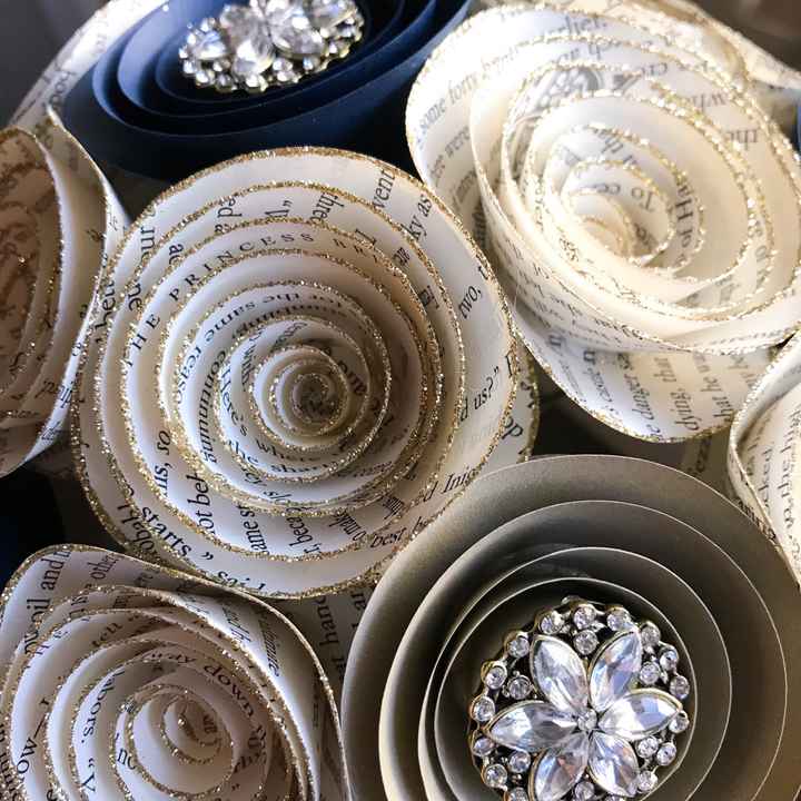 Paper flower bouquet - 2