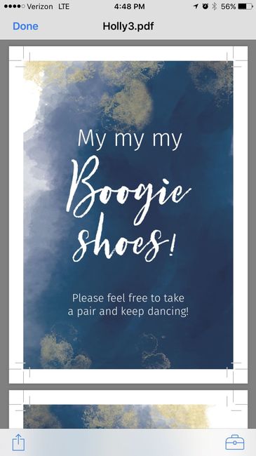 Flip flop favor sign amazingness !!