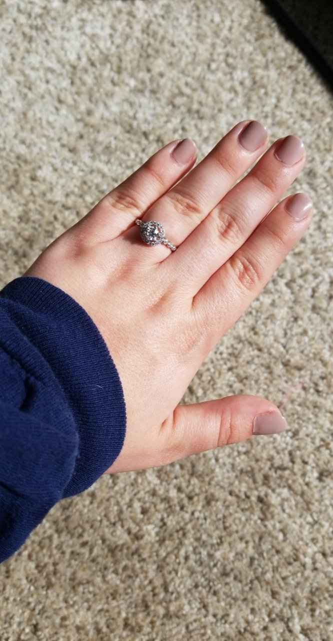 Engagement Pic Nails - 1