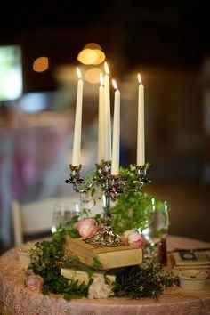 Candelabra centerpieces