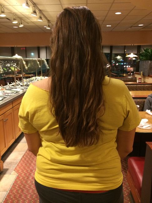 long wedding hair?