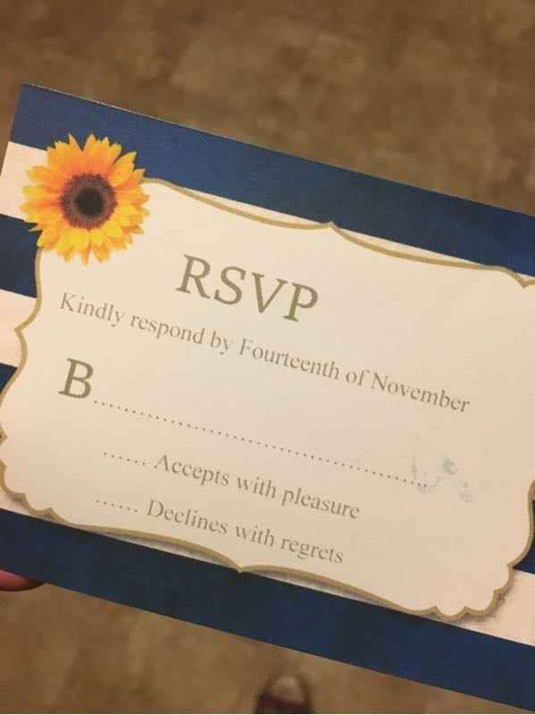 RSVP Question