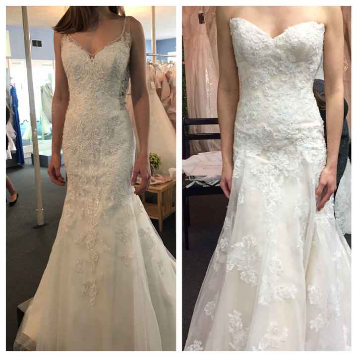 Straps or strapless? Dress opinions please
