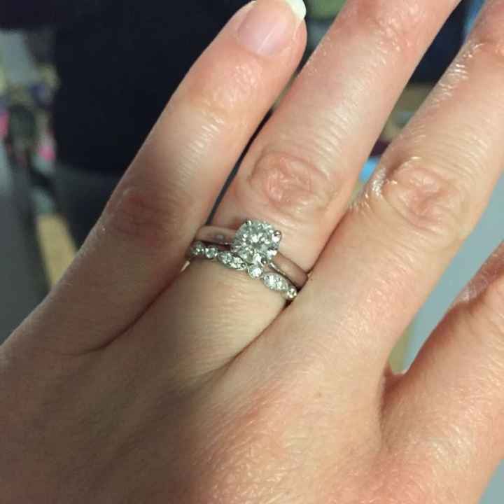 Wedding band that goes with my solitaire e-ring?