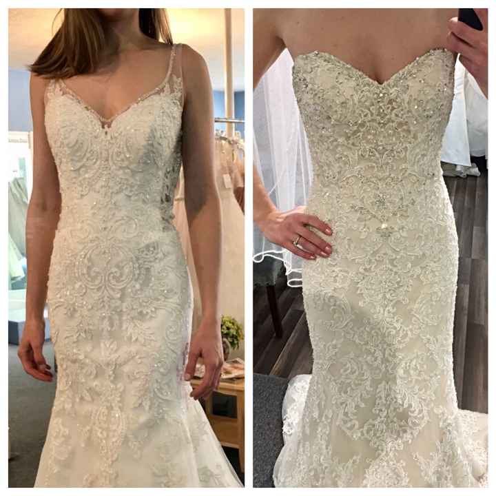 Help! Straps vs strapless dress?