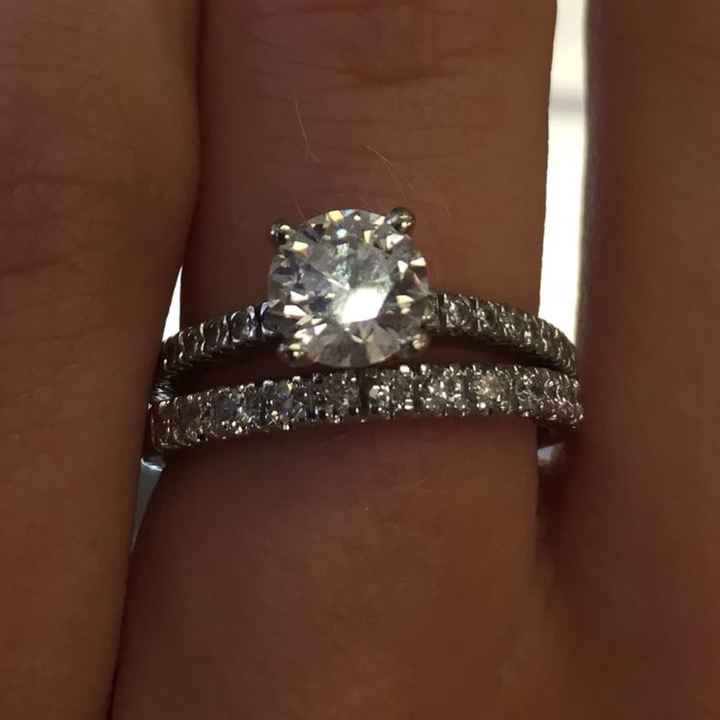 Wedding band opinion?? Pics