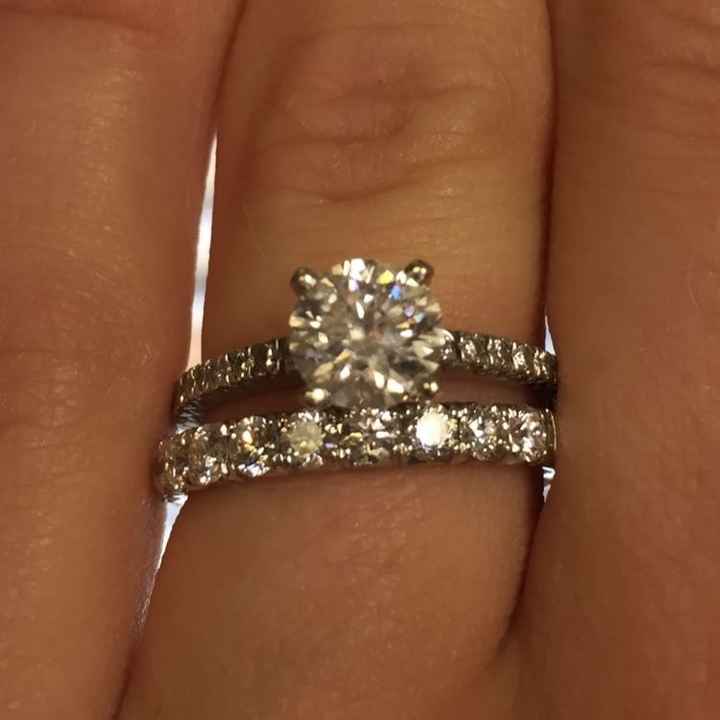 Wedding band opinion?? Pics