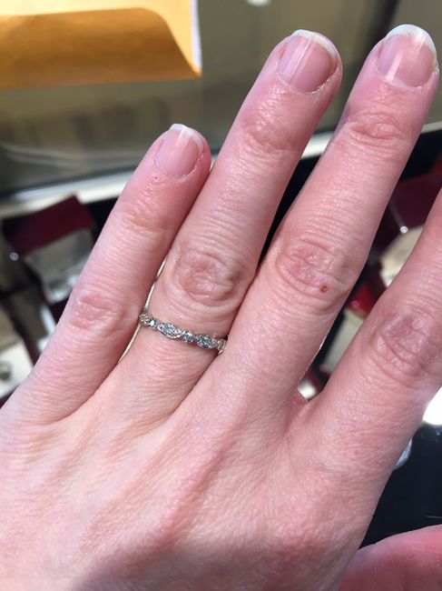 Hair trial! Wedding bands! Getting stuff done.