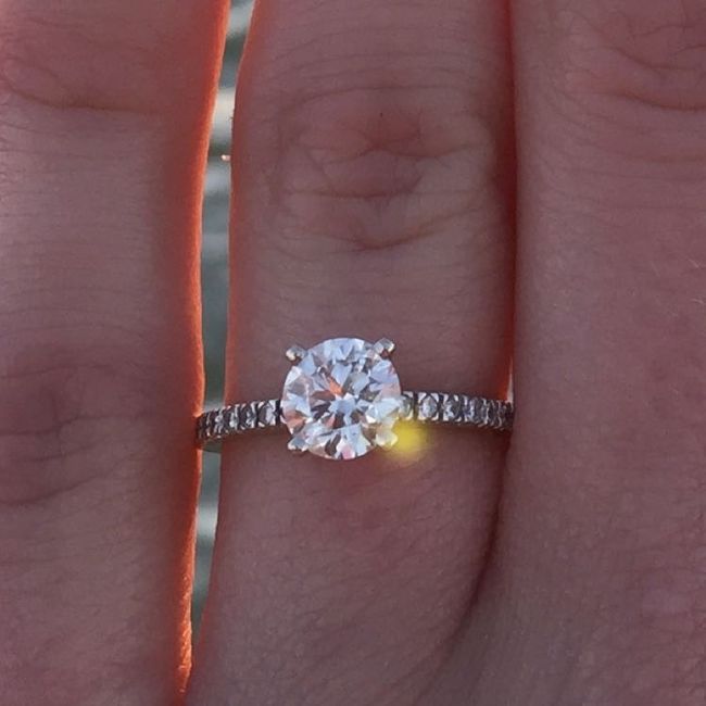 Lets see those beautiful engagement rings