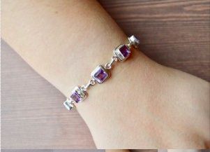 Amethyst bracelet
