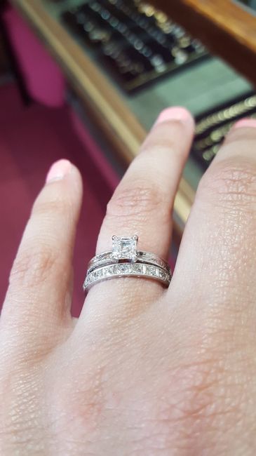 My rings. Sorry for the crappy pic