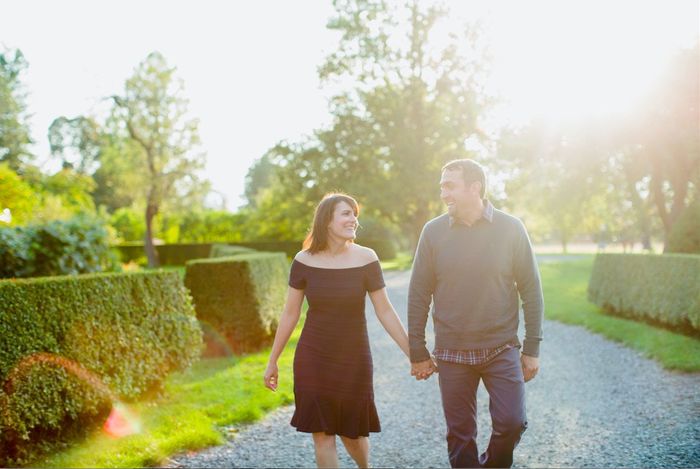 What did your fiance wear for engagement photos?