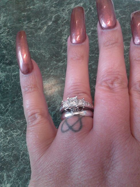 I wanna see wedding bands!!!