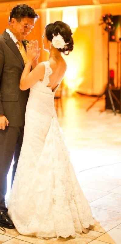 French bustle lace wedding dress store