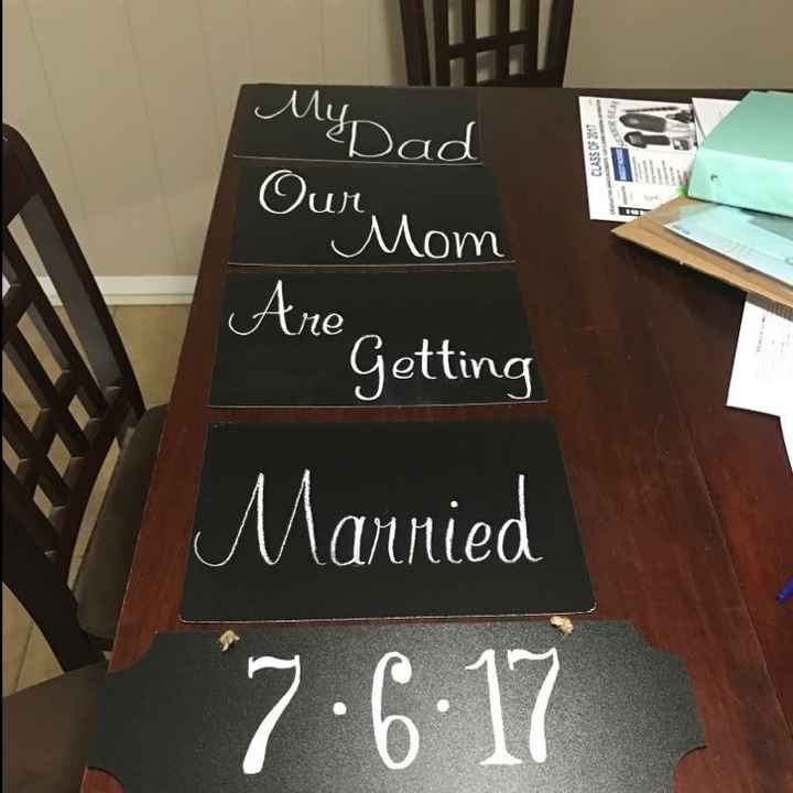 Save the Date Cue Cards!