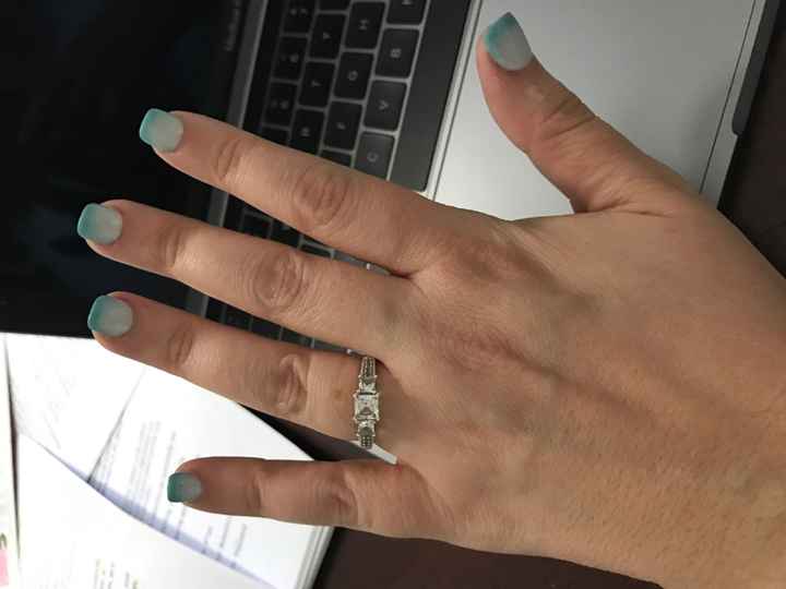 Anyone get crap for the size of their engagement ring?