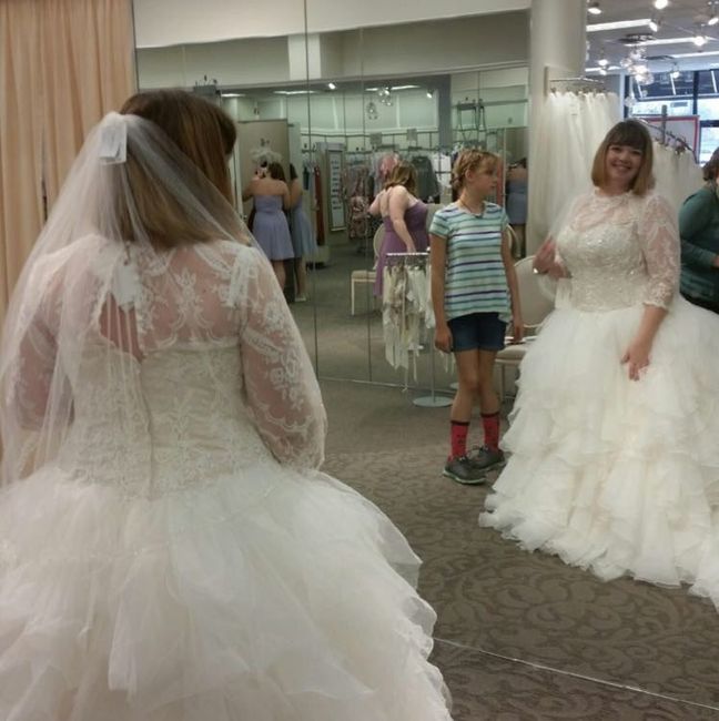 Oleg Cassini Organza Ruffle Skirt Wedding Dress - 8CWG568