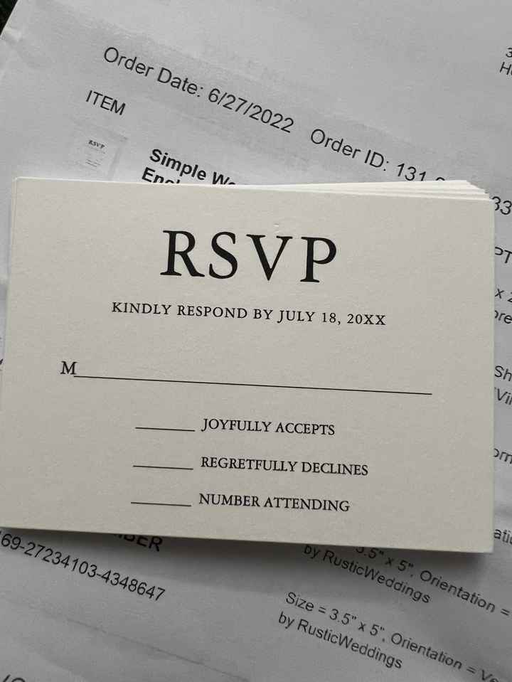 Error on rsvp card - 1