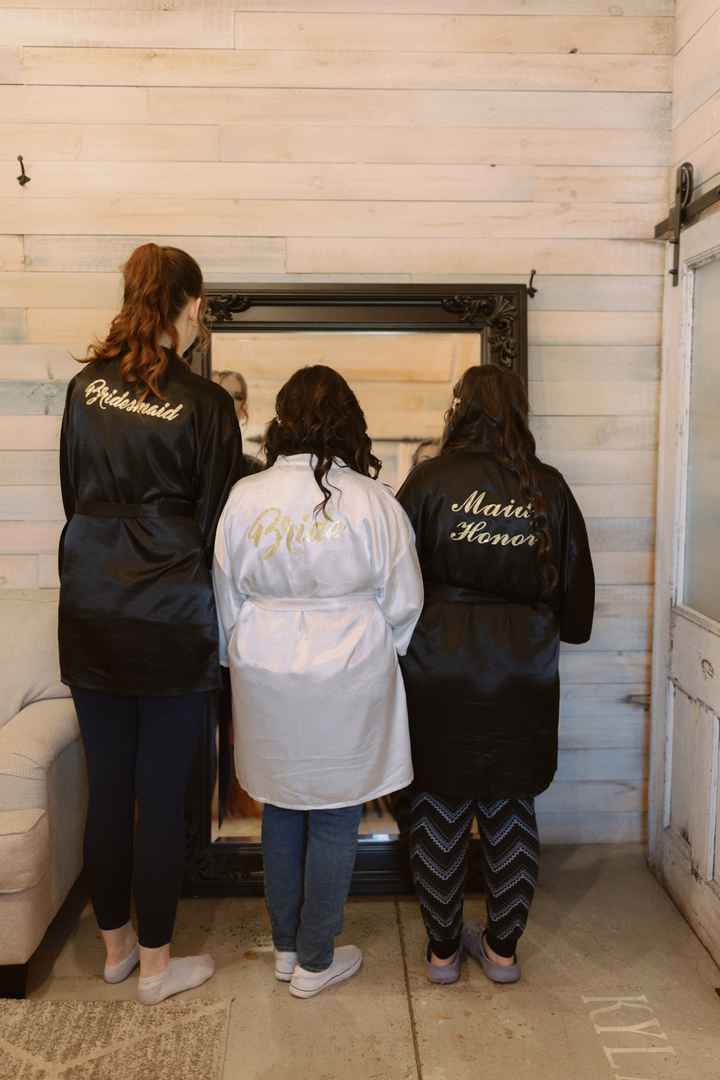 Bridesmaid getting ready outfits - 2