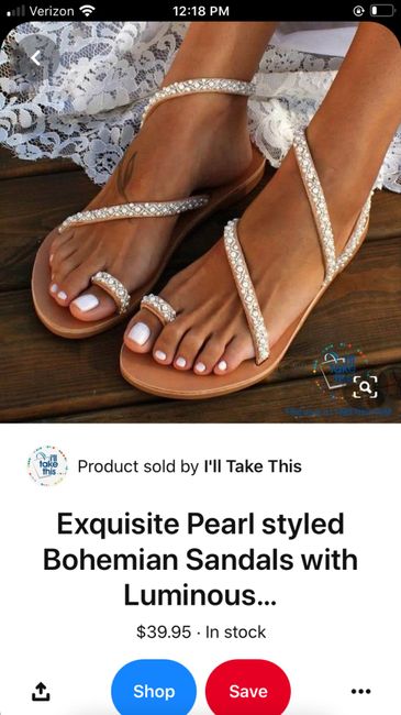 Shoe me your low heel/ no heel bridal shoes~ 8