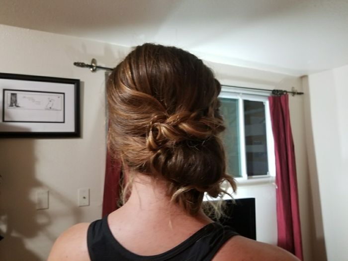 Hair and makeup trial