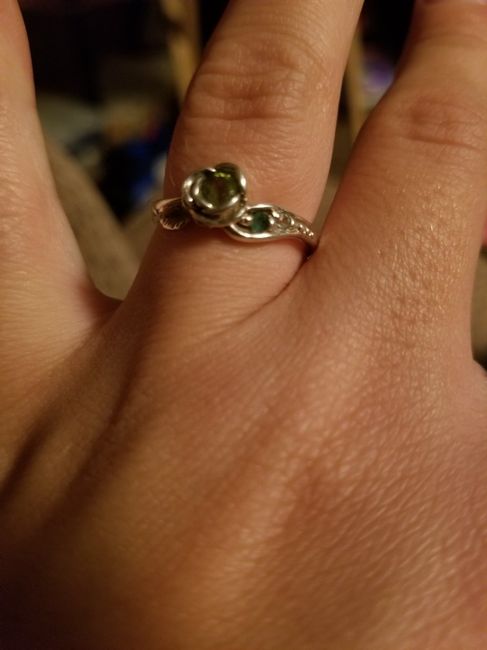 Who else has gemstones in their ring(s)?  Let's see them! 3