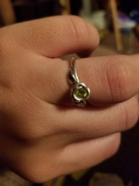 Who else has gemstones in their ring(s)?  Let's see them! - 2