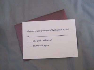 pics of my DIY invites!