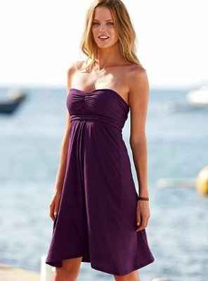 Beachy, strapless red dress? Too much to ask?