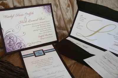 pics of my DIY invites!