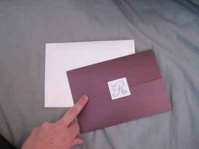 pics of my DIY invites!