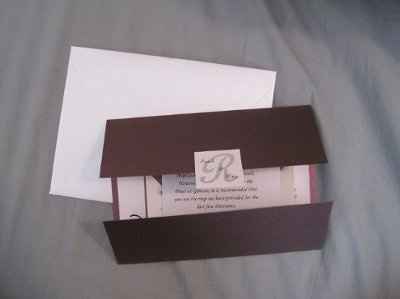 pics of my DIY invites!