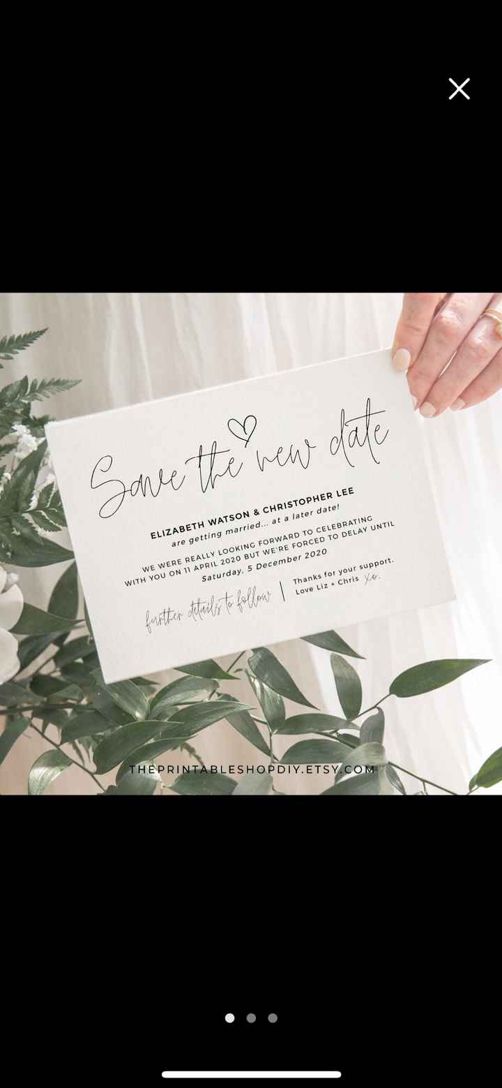 Not so depressing postponement announcements. - 1