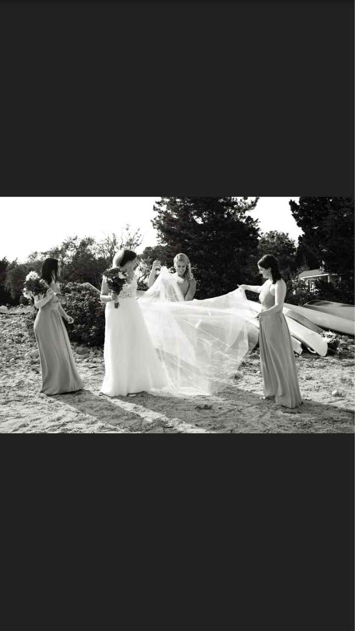 Outdoor wedding and outlet dress train