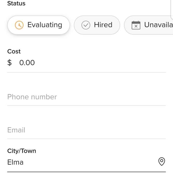 "Evaluating"  Vendors - 2