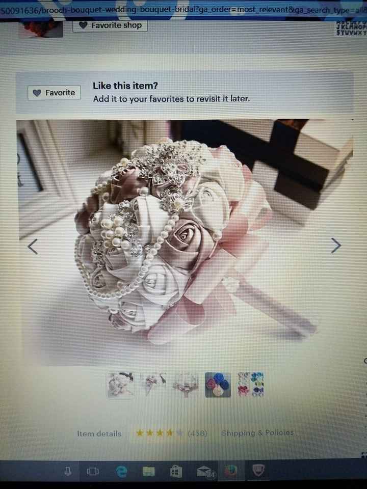 Brooch bouquets!